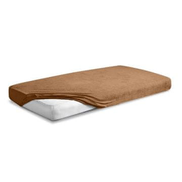 PREMIUM FROTIRNA ČARŠAFA S FLEKSIBILNIM PODLOGOM 190x210, 200x220x20 SVIJETLO SMEĐA_17