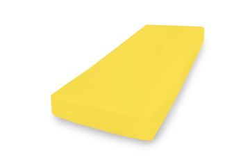 PREMIUM plahta od žerseja 90x200, 100x200x20, svijetložuta,