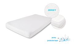 BabyMatex Higijenska podloga Vodootporna plahta JERSEY 80x160x10 Bijela