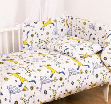 BabyMatex Pamučni set posteljine od 3 dijela 100x135 TRENDY Mačke