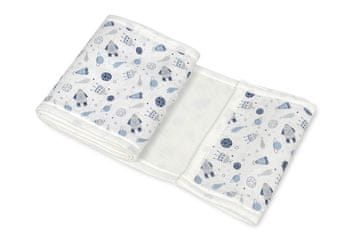 BabyMatex Zaštitna branika za dječji krevetić 360x30 BUMP AIR DESIGN KOSMOS