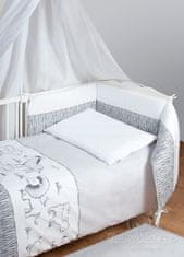 BabyMatex BIANCO Safari set posteljine od 3 dijela