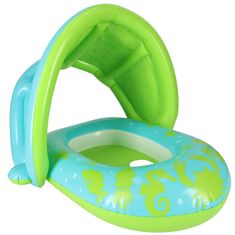 Ikonka BESTWAY 34091 Napuhujući ponton s krovićem zeleni
