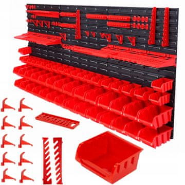 Kraft&Dele Zidna ladica PVC 74 djelomični organizator alata 170x78cm