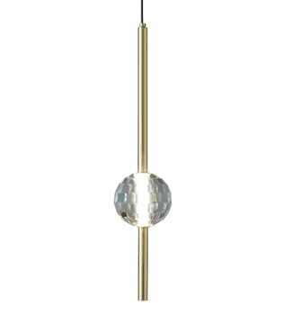 Cristalita - Kristalna viseća lampa 38 cm, zlatna