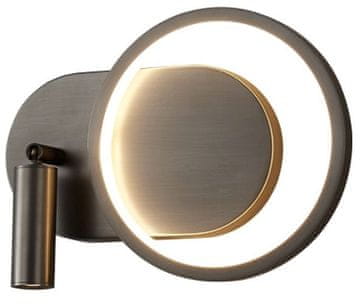 Elyptica - moderna LED zidna lampa crna 18 cm