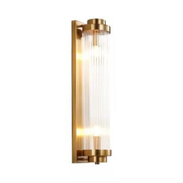 Ionska mesingana - Moderna zidna lampa, 40 cm, 2xE14, mesingana