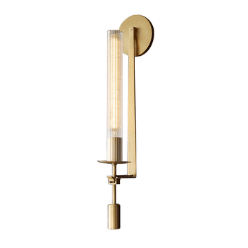 Vela Uno - Moderna zidna lampa 66 cm 1xE27 40W zlatna
