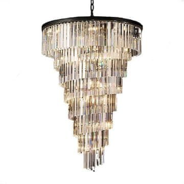 Hereford Spiral - kristalni luster 80 cm