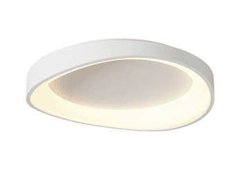 Circulo - moderna LED stropna lampa 42 cm bijela