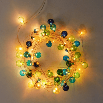 Božićna LED 2m - šarena božićna svjetla 20 lampica 2m RGB