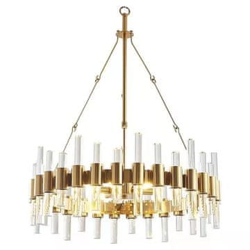 Lichten - kristalni luster 60cm zlato