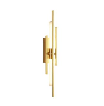 Safara - elegantna moderna LED zidna lampa zlatne boje 60 cm