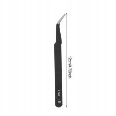 Rosfix Rosfix 2x prisesak za LCD zaslone 55 mm + precizna savijena pinceta ESD-15 + precizna ravna pinceta ESD-11