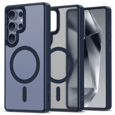 Tech-protect MagMat MagSafe maska za Samsung Galaxy S25 Ultra, tamno plava