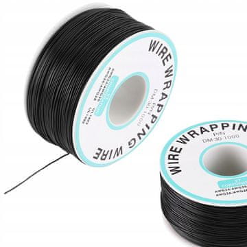 Rosfix Kynar žica AWG 0.25mm crna, 200m