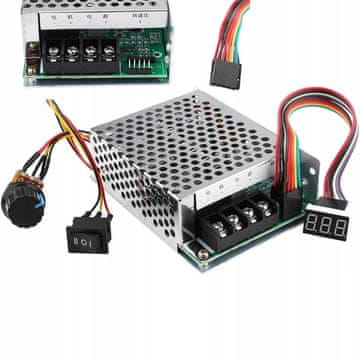 PWM DC regulator motora 10-50V 40A s promjenom smjera prikaza