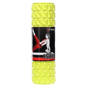 HMS FS205 LIME 45 CM FITNESS VALJAK/