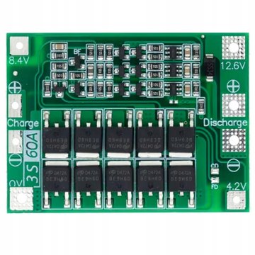 Li-ion 3S 60A modul za punjenje s balanserom