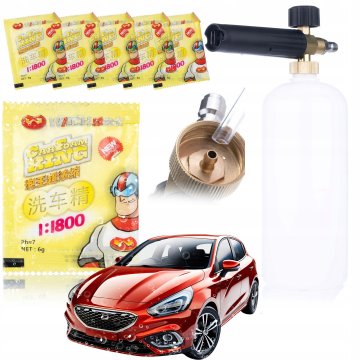 Rosfix 5x Active Foam - Pjenasti prah za pjenilicu / tornado 6g + pjenilica 1000ml za perač pod tlakom