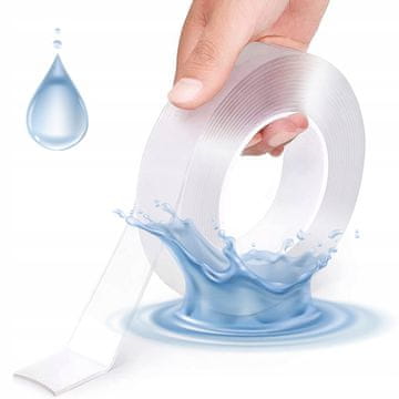 Rosfix Dvostrana nano traka 1 mm, višekratna, širine 5 m / 50 mm
