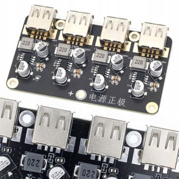Rosfix 4-kanalni pretvarač napona punjač 2.0 3.0 USB step down