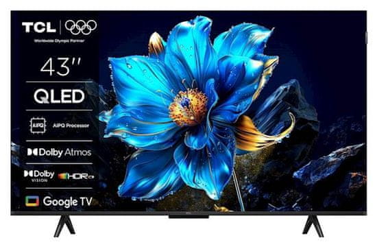 TCL 43P71K TV, 43, 4K QLED, Google TV, Dolby Vision &amp; Atmos (43P71K)