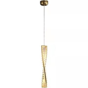 Bohemia - Kristalna viseća lampa 50cm LED zlatna