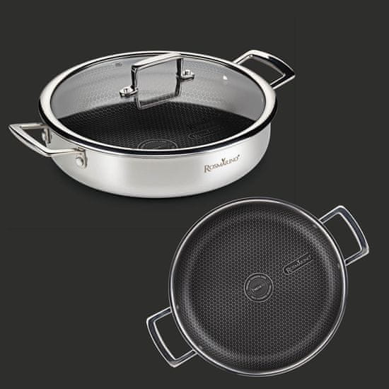 Rosmarino HexaPro niski lonac s poklopcem, 28 cm
