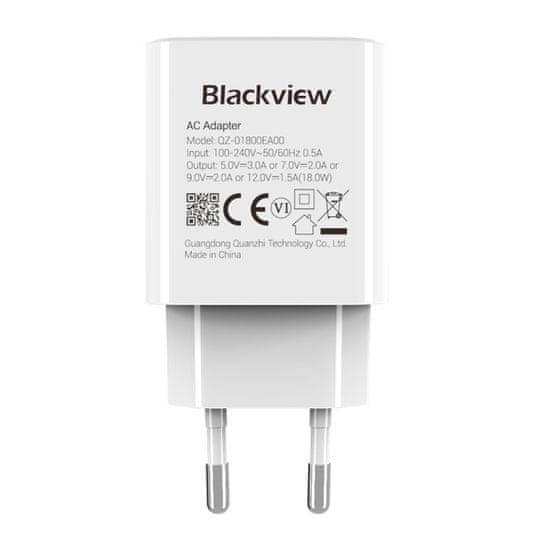Blackview punjač, 18W, 1x USB-A, univerzalni, bijeli (POL-BV-ADAPTER-18W-W)