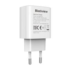 Blackview punjač, 33W, 1x USB Type-C, univerzalni, PPS protokol, bijeli (POL-BV-ADAPTER-33W-W)