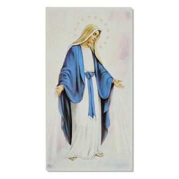 EG Slika Bezgrešne Gospe, oslikana na drvu | Veličina: 9x18 cm | Šifra artikla: ESF189579