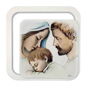 EG Slika Svete obitelji na drvu | Veličina: 11x11 cm | Šifra artikla: ES0620630