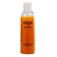 Nega Cosmetics 100% prirodni piling gel za tijelo s ljuskama oraha, kokosovim i jojobinim uljem, veganski, za glatku i sjajnu kožu, 150 ml, GlowGetter, 1
