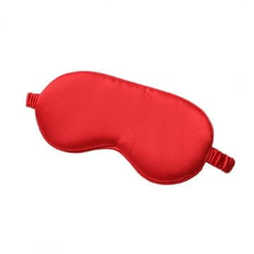 LIVEFY maska za spavanje Silk, crvena
