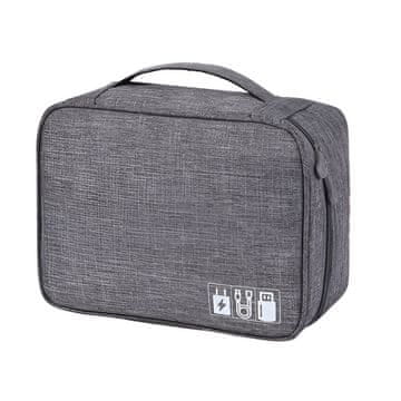 LIVEFY organizator za kablove / elektroniku CableSafe, sivi