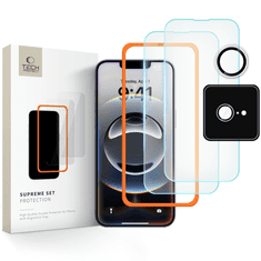 Tech-protect Supreme Set zaštitno staklo za iPhone 16e