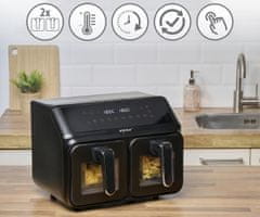 Alpina Dvostruka XXL friteza na vrući zrak, 8 L, 2200 W