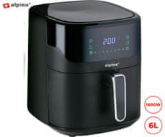 Alpina XXL friteza na topli zrak, 6 L, 1600 W, digitalna