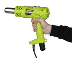Kinzo Garden 3u1 električni plamenik za korov, 2000W, 550l/min, do 360°C, kabel 100cm, zeleni