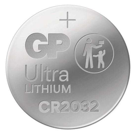 GP Ultra baterija, litij, CR2032, 4 komada (B32324)