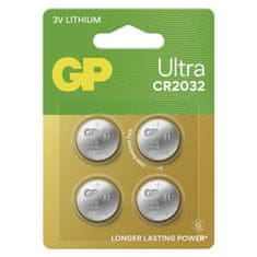 GP Ultra baterija, litij, CR2032, 4 komada (B32324)
