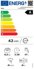 Beko B7WFU68418WB ES perilica rublja, 8 kg