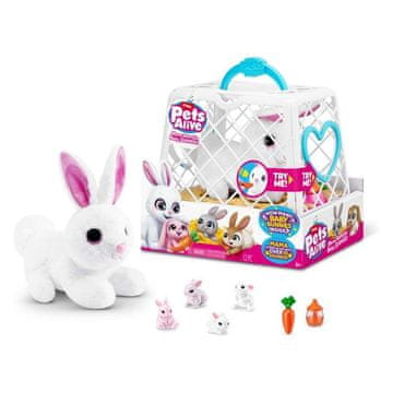 Zuru Pets Alive plišani zeko, Mama Bunny (9554)