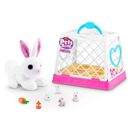  Zuru Pets Alive plišasta zajčica, Mama Bunny