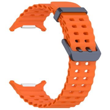 BStrap Silicone remen za Samsung Galaxy Watch Ultra 47mm, orange