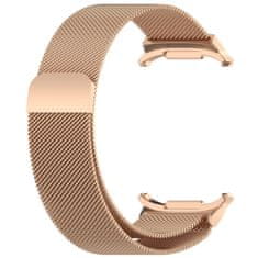 BStrap Milanese Loop remen za Samsung Galaxy Watch Ultra 47mm, rose gold
