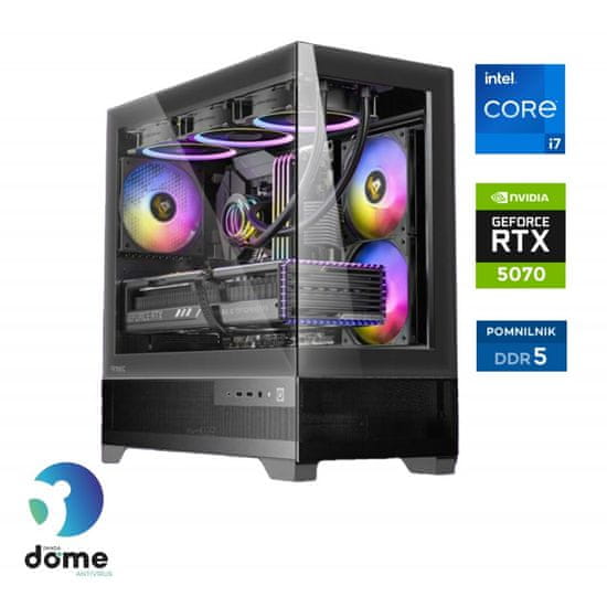 Anni Gamer Extreme stolno računalo, i7-14700F, 32GB, SSD2TB, RTX5070, DOS (ATPII-G8-1229)