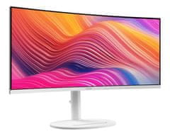 MSI Moderni MD342CQP monitor, UWQHD, VA, 120 Hz, zakrivljeni, bijel