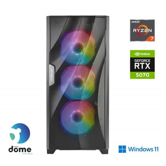 Anni Gamer Extreme stolno računalo, R7-5800X, 32B, SSD2TB, RTX5070, W11H